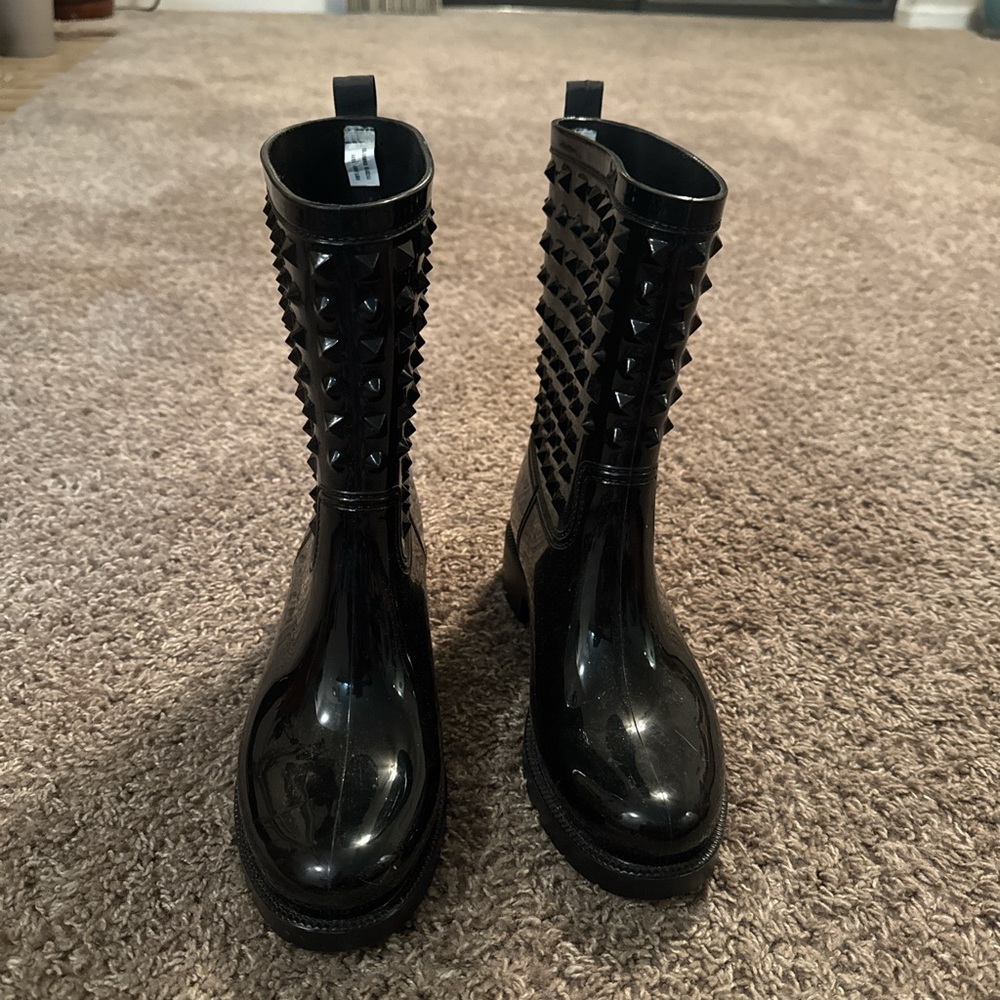 Capelli of New York Black Winter Rain Boots